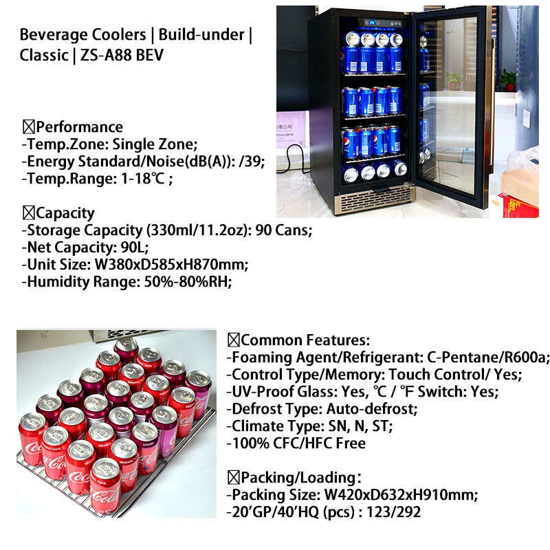 Oem Small Drink Bar Fridge Cus - Wine Beer Fridge Cabinet recension och pris