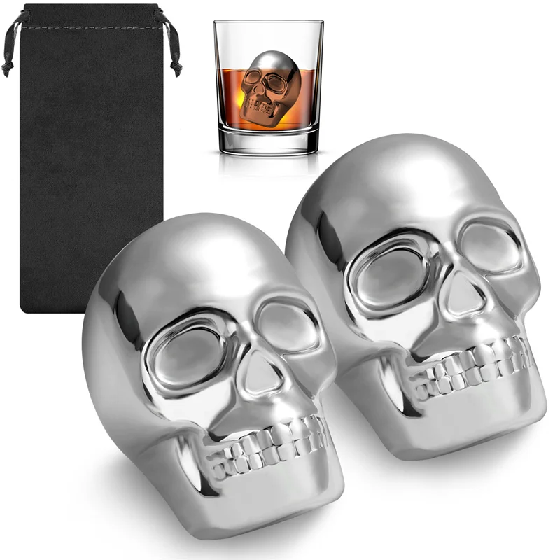 Reusable 2 Skeleton Head Whisk - Beer Wine Hobby recension och pris