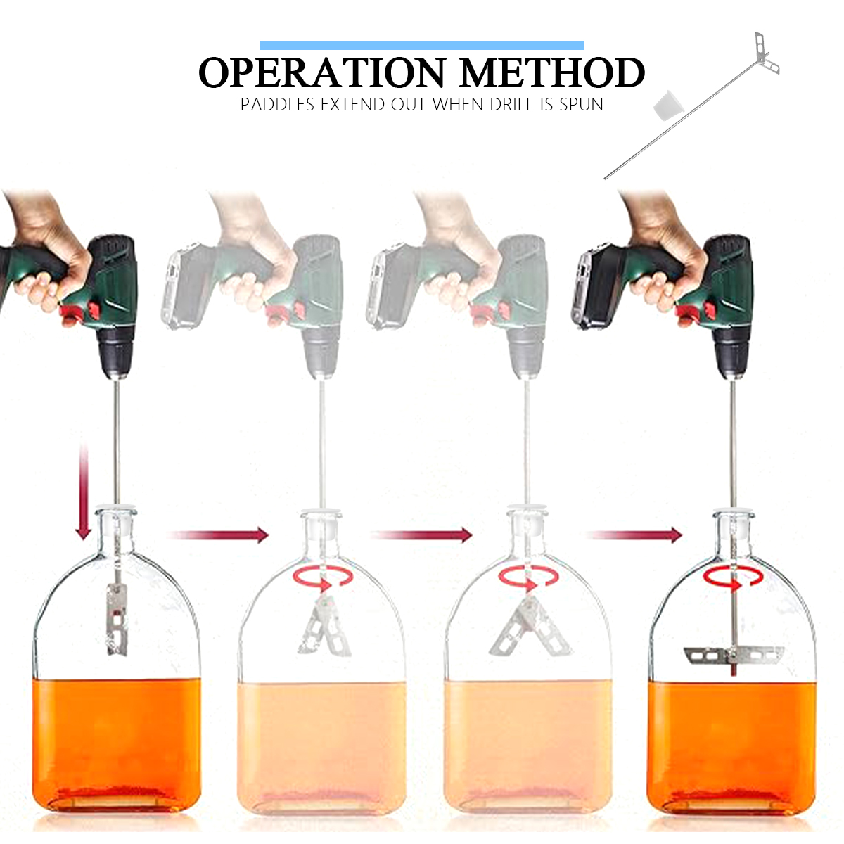 Beer Degassing Stirrer Paddle, - Wine Mix With Beer recension och pris