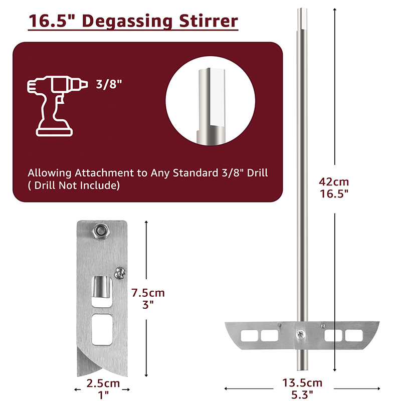 Stainless Steel Drill Stirrer, - Wine Mix With Beer recension och pris