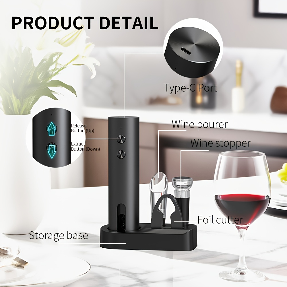 Automatic Electric Wine Bottle - Wine Opener Electric recension och pris