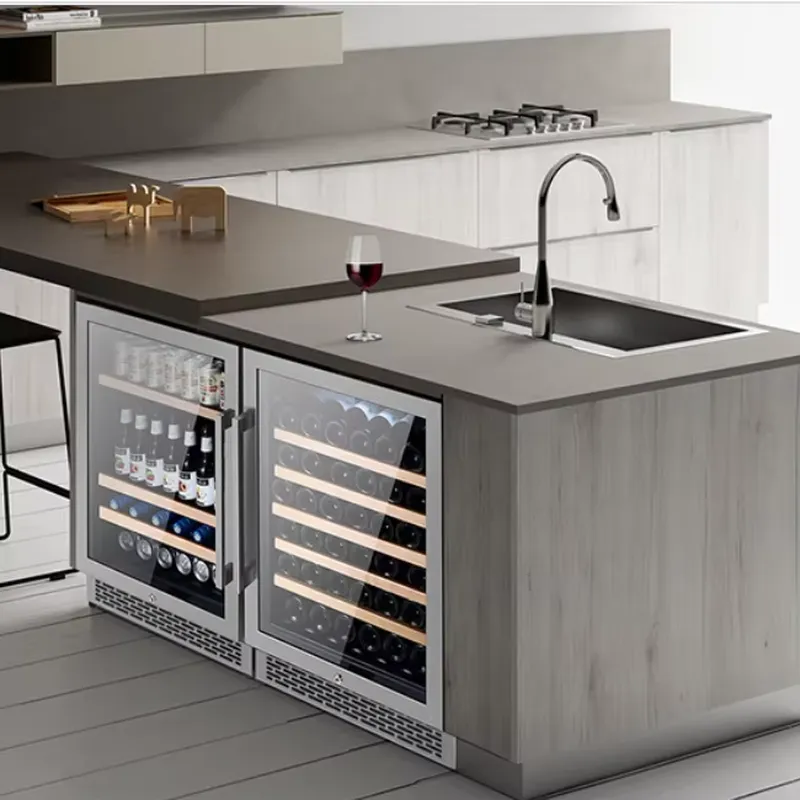 48 Bottle Wine Fridge Dual Gla - Wine Beer Fridge Cabinet recension och pris
