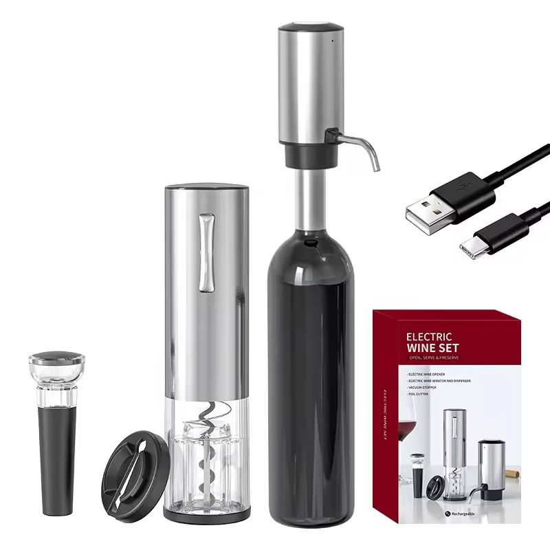 4-in-1 Rechargeable Electric W - Wine Opener Electric recension och pris