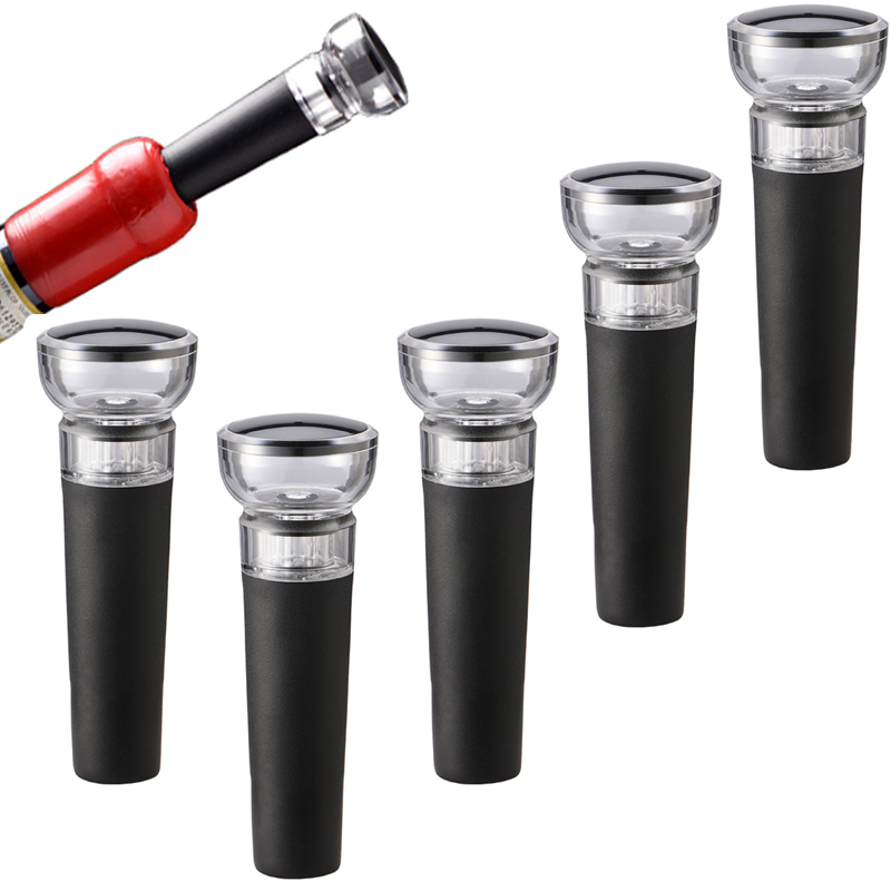 5PC Black Vacuum Pump Reusable - Beer Wine Hobby recension och pris