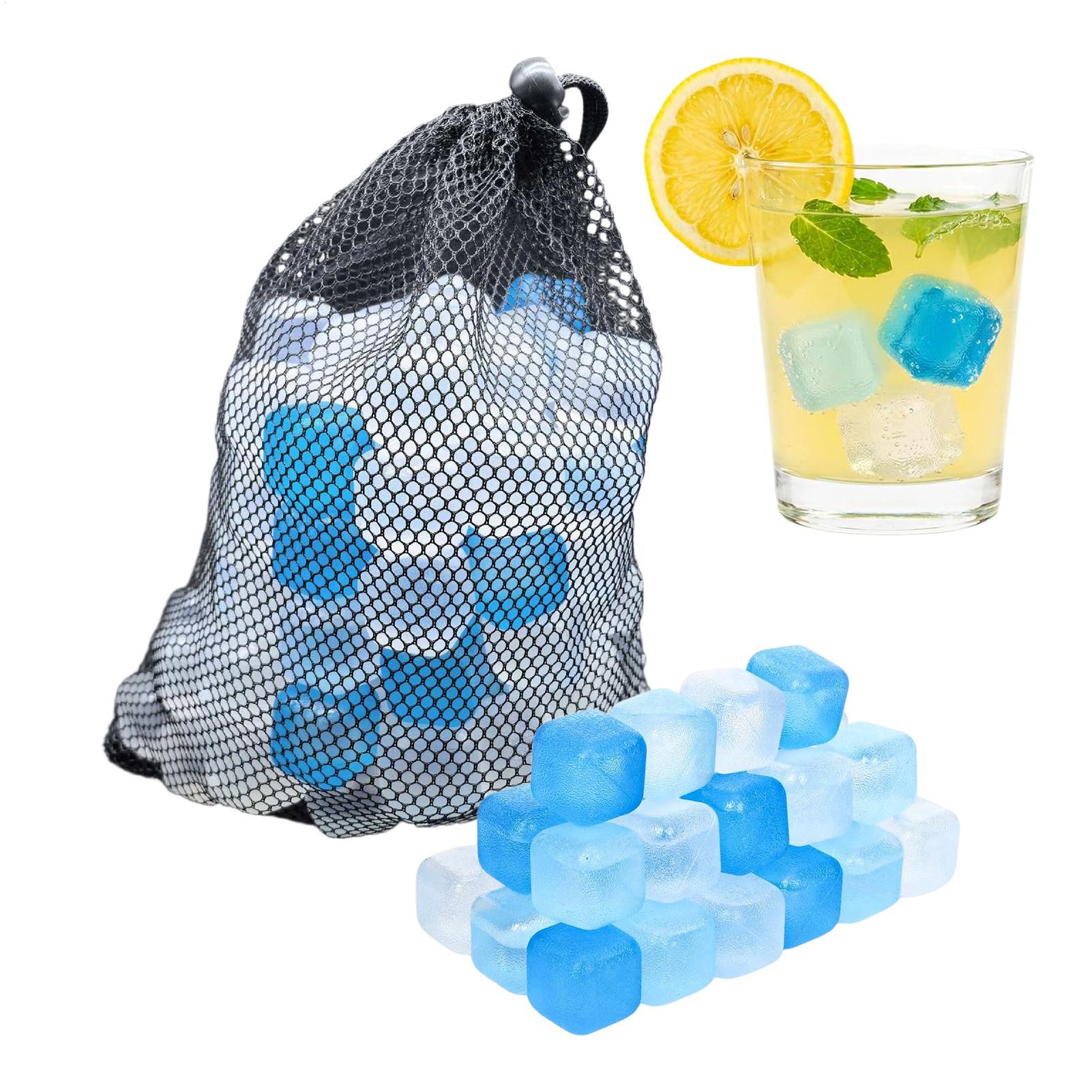 100Pcs Reusable Ice Cubes Refr - Wine Beer Refrigerator recension och pris