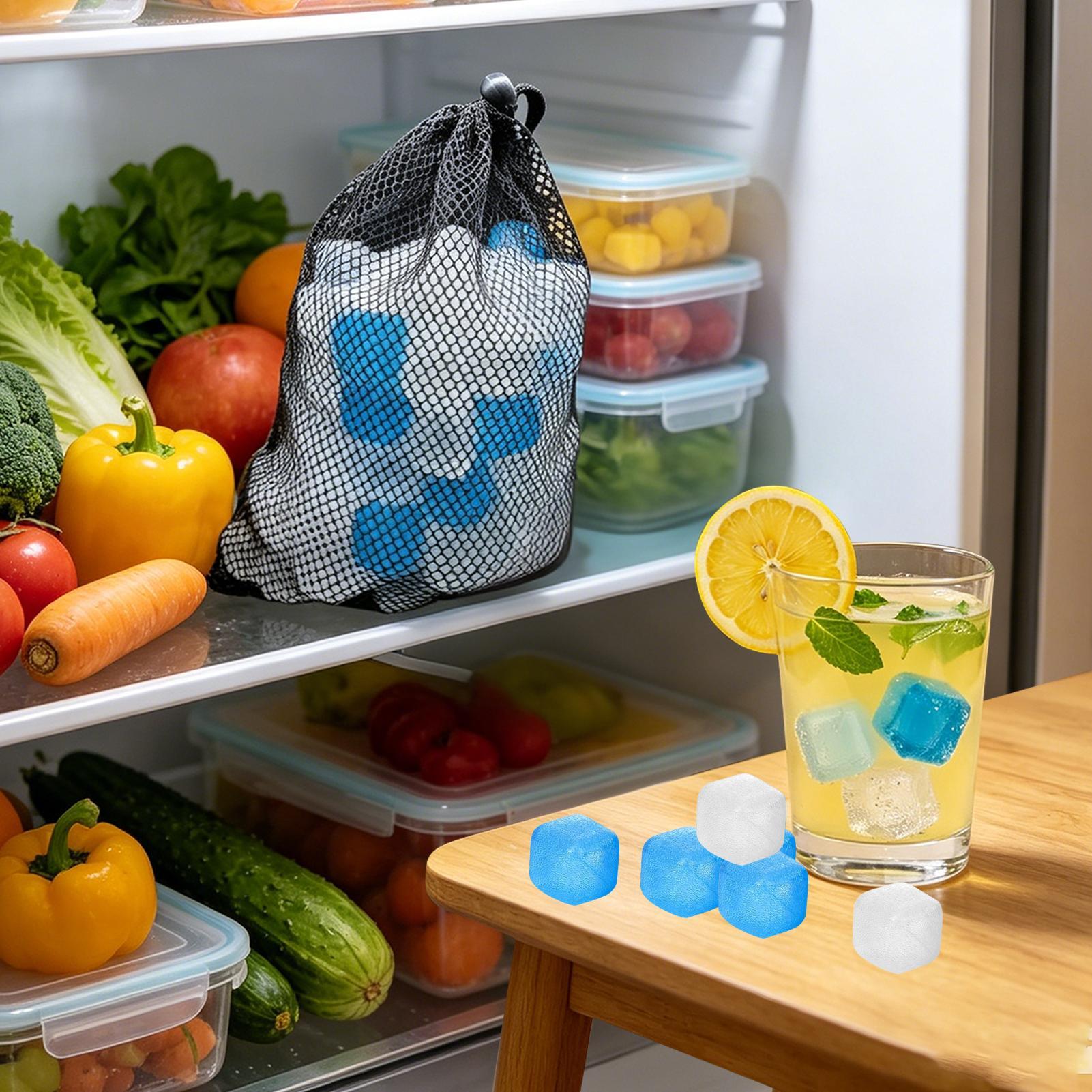 100Pcs Reusable Ice Cubes Refr - Wine Beer Refrigerator recension och pris