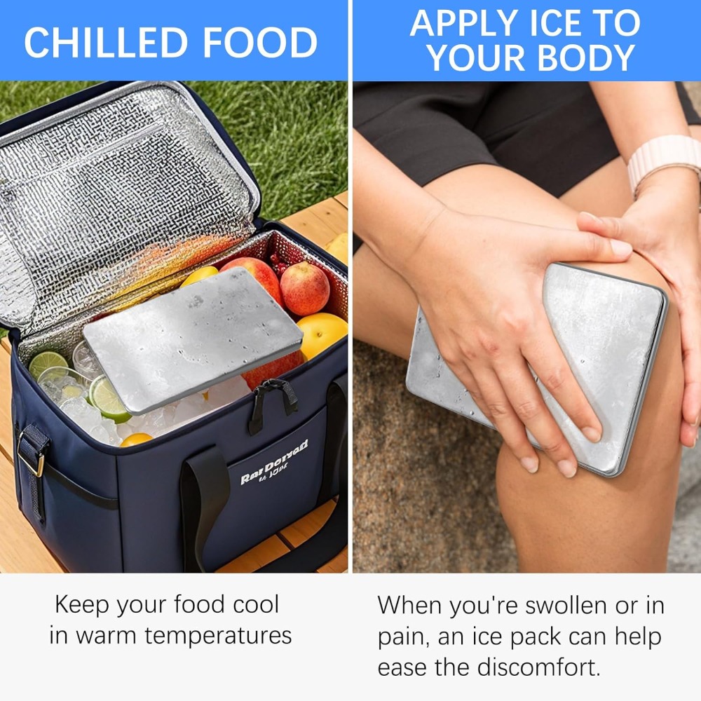 Stainless Steel Ice Pack for C - Wine Beer Refrigerator recension och pris
