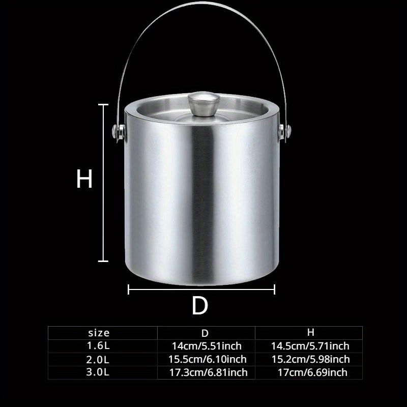 1.6L/2L/3L Stainless Steel Ins - Wine Beer Refrigerator recension och pris