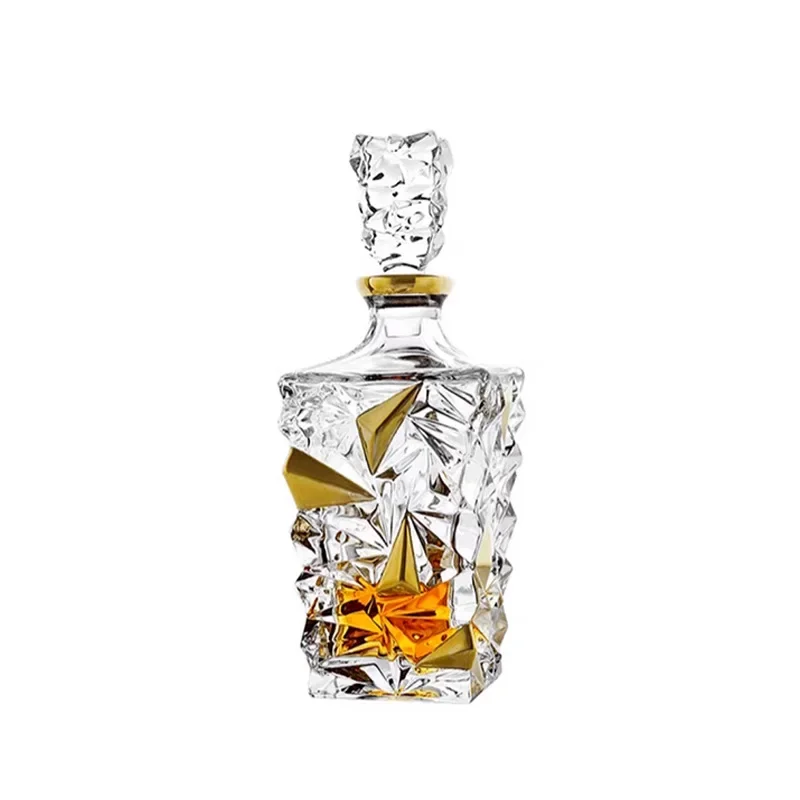 Crystal glass gold-painted whi - Wine Beer Pairing recension och pris