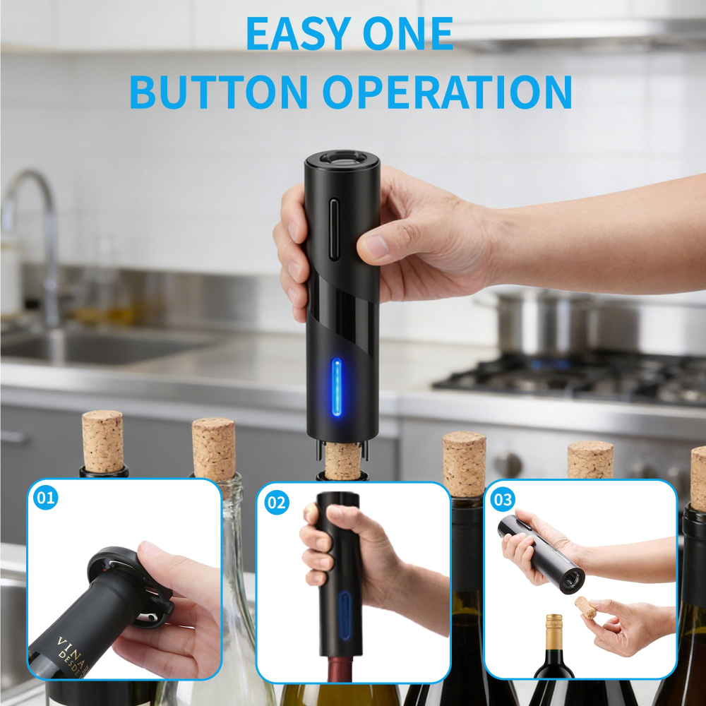 2/4 in1 Electric Wine Bottle O - Wine Opener Electric recension och pris
