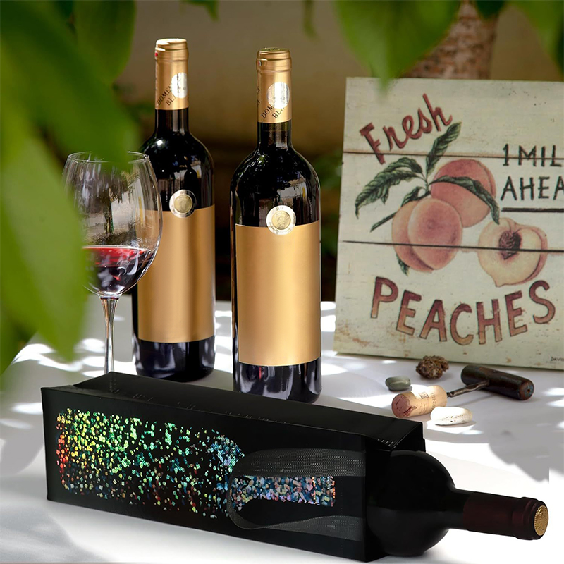 Wine Bag Non-Woven Fabric Tote - Wine Beer Refrigerator recension och pris