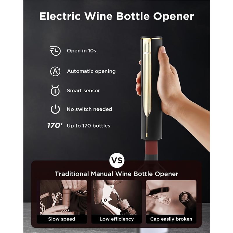 Efficient-Automatic Corkscrew  - Wine Opener Electric recension och pris