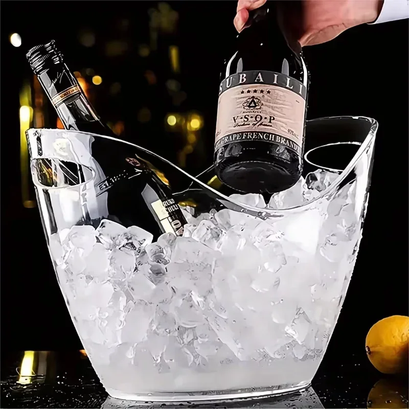 4/8L Ice Bucket Transparent Ic - Wine Beer Refrigerator recension och pris