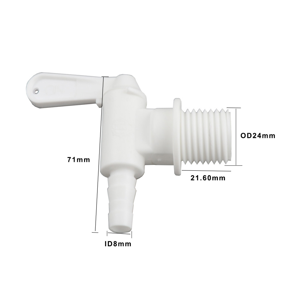 3pcs/lot White Plastic Spigot  - Beer Wine Hobby recension och pris