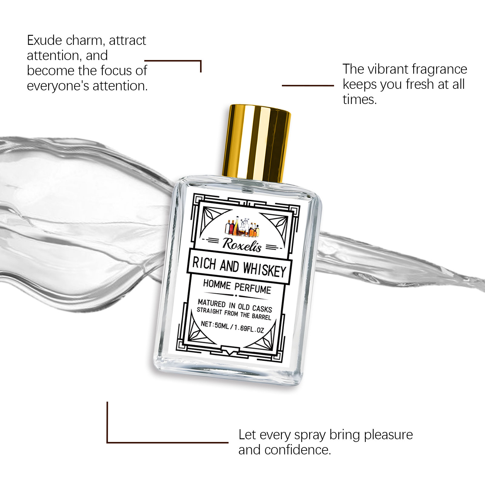 Roxelis 50ml Charm Whisky Men' - Wine&Beer Help recension och pris