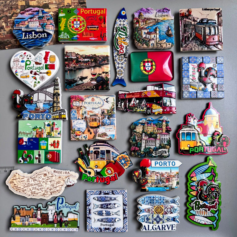 Portugal Fridge Magnets Trams  - Wine Beer Refrigerator recension och pris