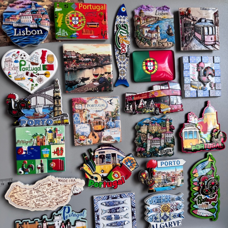 Portugal Fridge Magnets Trams  - Wine Beer Refrigerator recension och pris