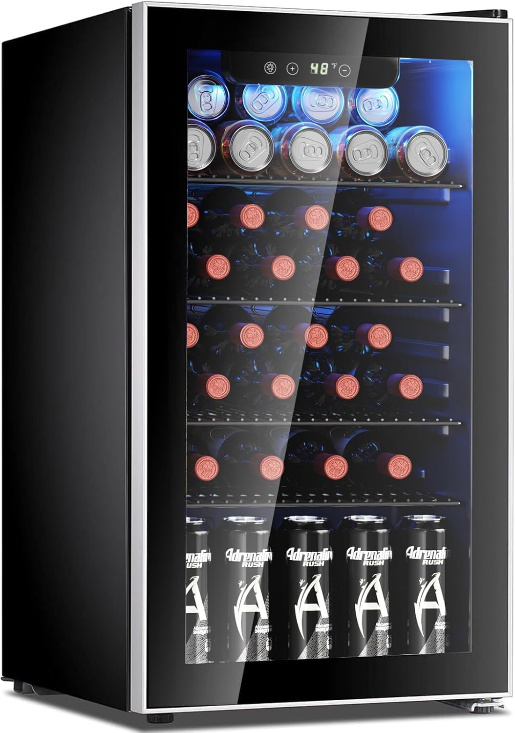 26 Bottle 130 Can Wine Cooler/ - Wine Beer Fridge Cabinet recension och pris