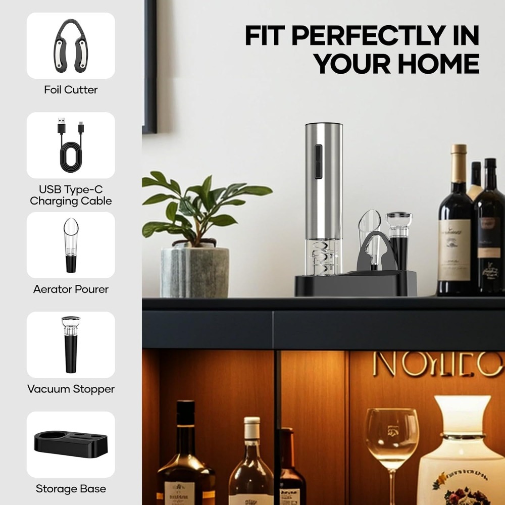 USB Rechargeable Electric Wine - Wine Opener Electric recension och pris
